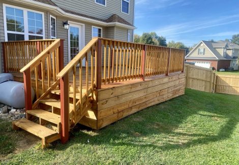 Exterior Deck Staining Project