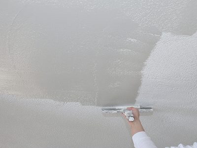 re-texturing popcorn ceiling