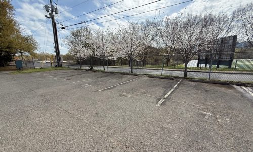 Faded Parking Space Striping