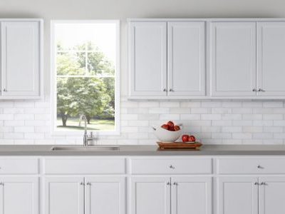 cabinet and sink