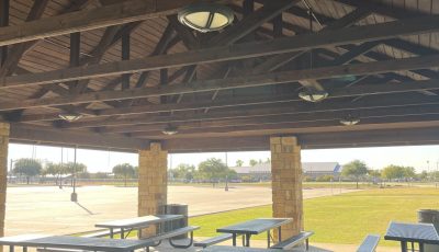 Park Pergola Power Washing