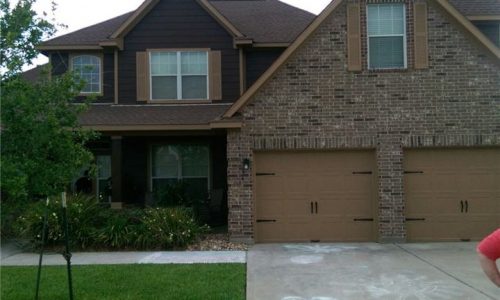 Trim and door colors as accents