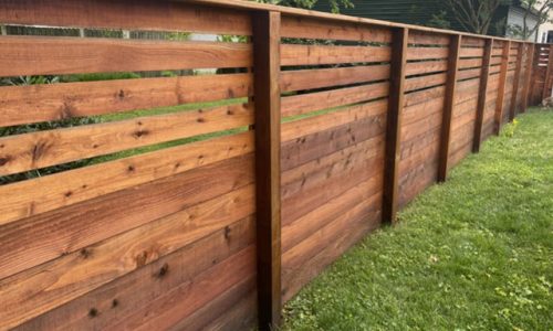Fence Staining