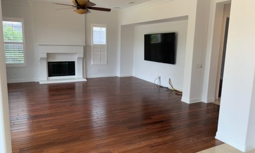 A Living Room painted for flexibility