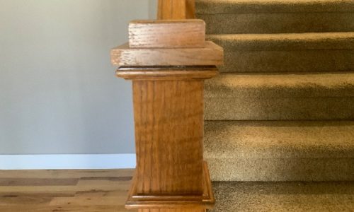 Banister Wood Details