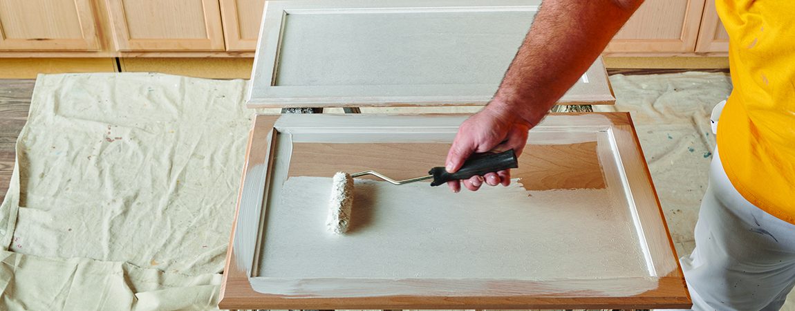 How to Paint Kitchen Cabinets Without Brush Marks