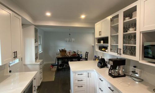 Walkway of Kitchen Renovation