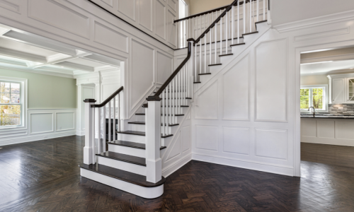 Black Lacquer Banister Painting