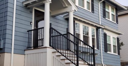 Belmont 1930s Home Repaint with Railing Installation ...