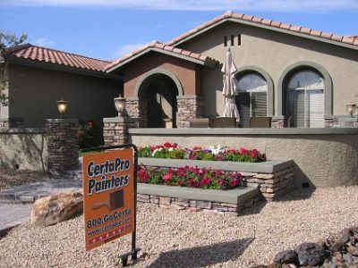 Exterior house painting by CertaPro painters in Phoenix, AZ