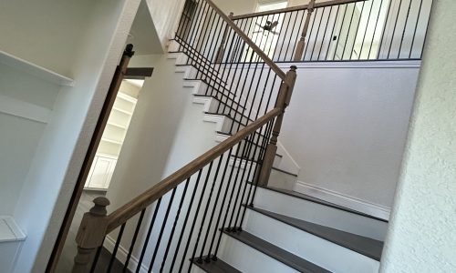 Repainted Foyer and Staircase