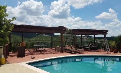 Poolside Pergolas