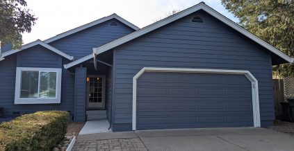 Blue House & Garage Exterior Painting Project ...