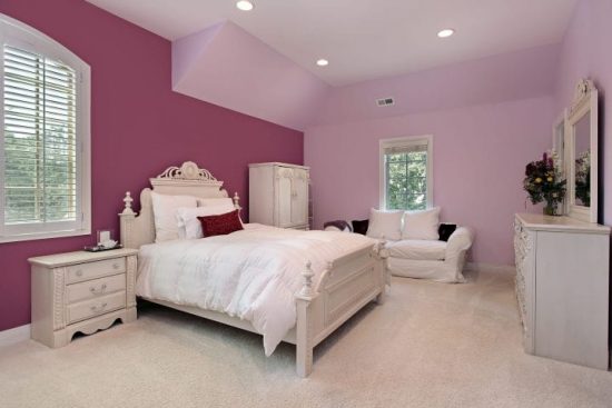 pink girls bedroom in portsmouth, nh