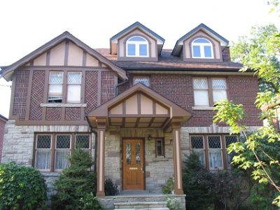 Exterior house painting by CertaPro painters in Rosedale and Moore Park
