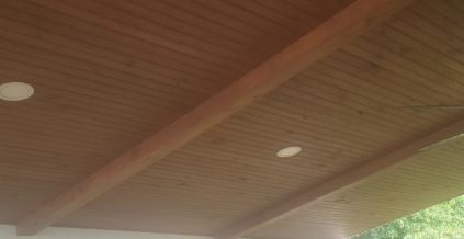 Wood Ceiling Refinish