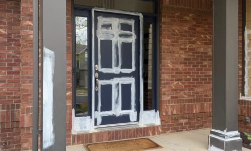 Entryway During Restoration