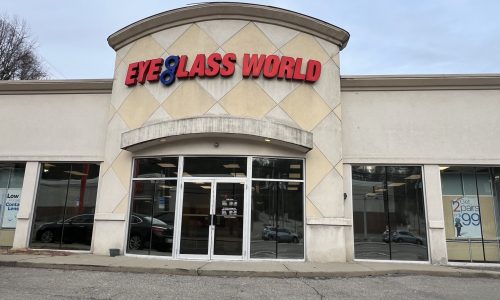 Retail Signage Area – Dirty and Faded