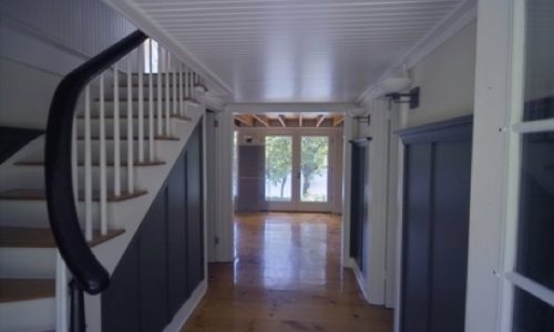 Interior Painting - Blue Wainscot