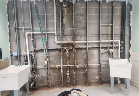 Major Drywall Installation Project After Water Damage