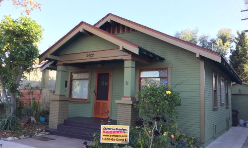 Painted Concrete Porch