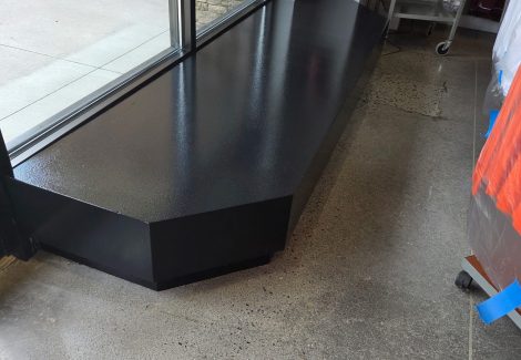Commercial Display Stand Painting Project