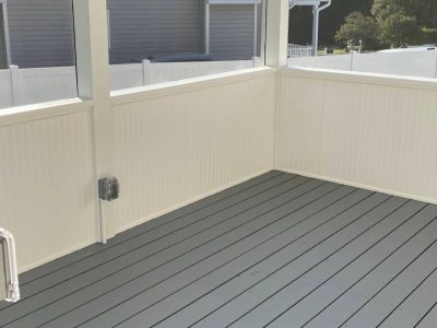 painted screened porch