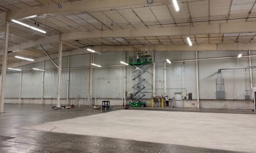 Scissor Lift In Use