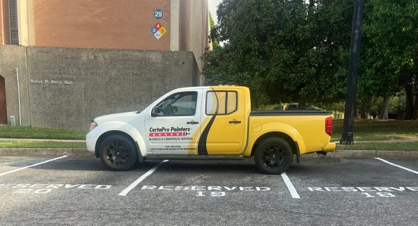 certapro truck in repainted parking lot
