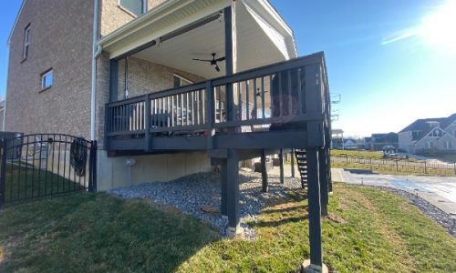 Backyard Deck Reconstruction & Composite Upgrade (Before)