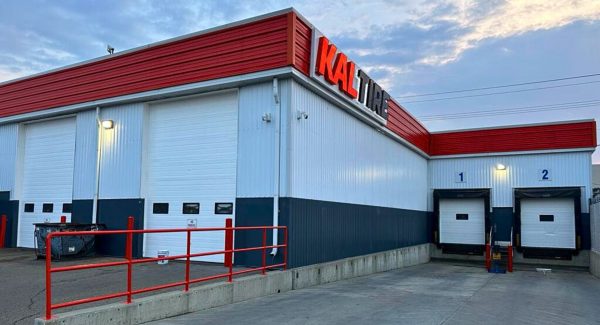 Freshly painted exterior of a KalTire location
