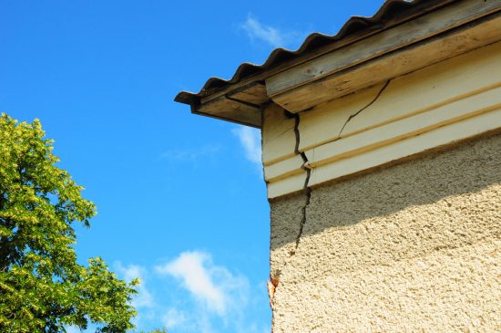 Stucco Exterior Corner Damage