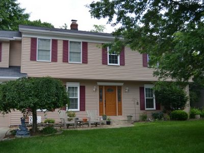 Exterior painting by CertaPro house painters in Solon, OH