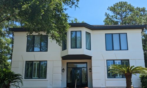 stucco home