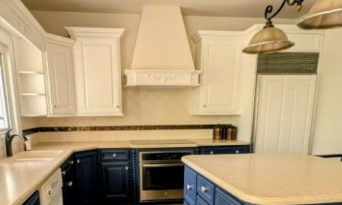 kitchen cabinets after painting