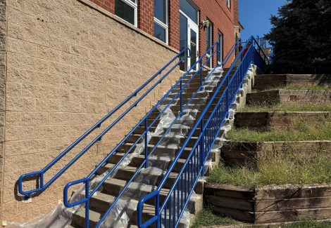 Hand Rail Paint Project