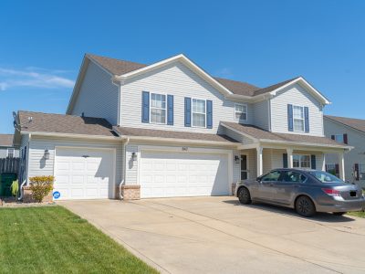 exterior painted home in plainfield in