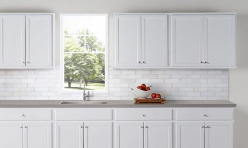 finished cabinets