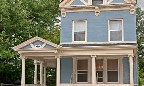 Blue Brick Exterior