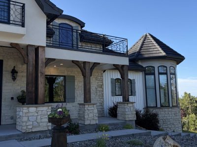 Painted house exterior