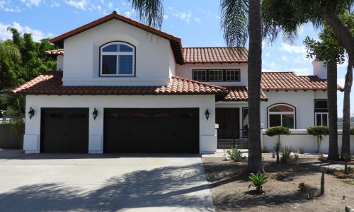 White Exterior House Painting