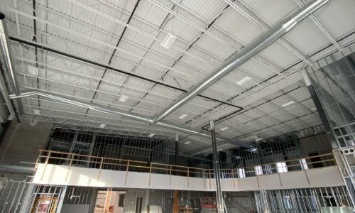 Sales Floor After Drywall
