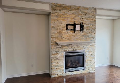 Fireplace Interior Repaint in Ottawa
