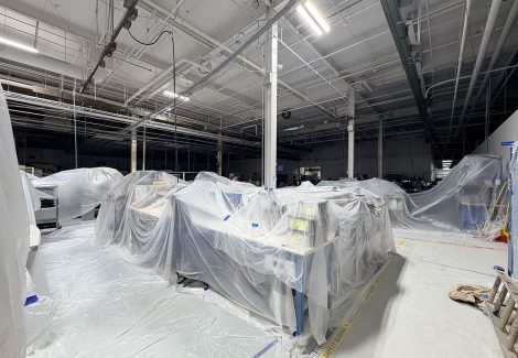 Aerospace Manufacturing Facility Interior Painting