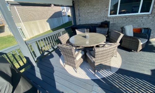 Backyard Deck Reconstruction & Composite Upgrade (Before)