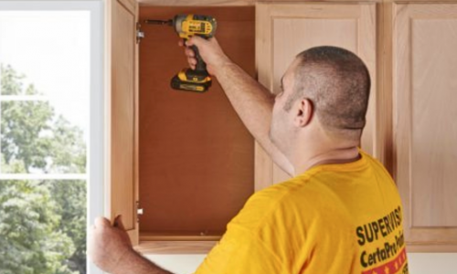removing the cabinet
