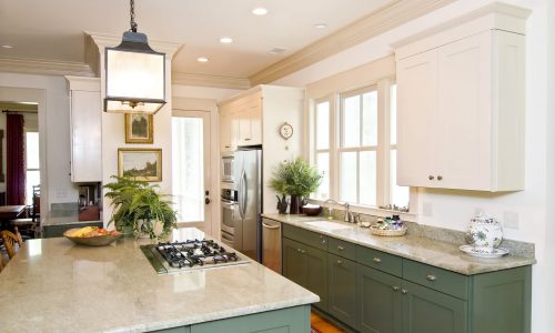 A cabinet makeover that pops!