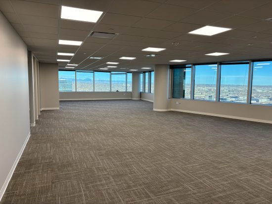 empty office space interior after repaint