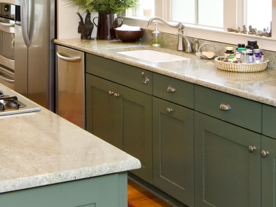 Green Cabinets