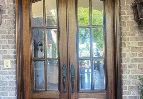 Door Staining Project Recap